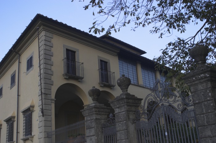 Particolare della villa la terrazza.