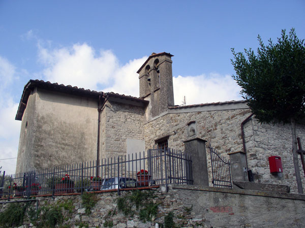 Immagine del retro della Chiesina