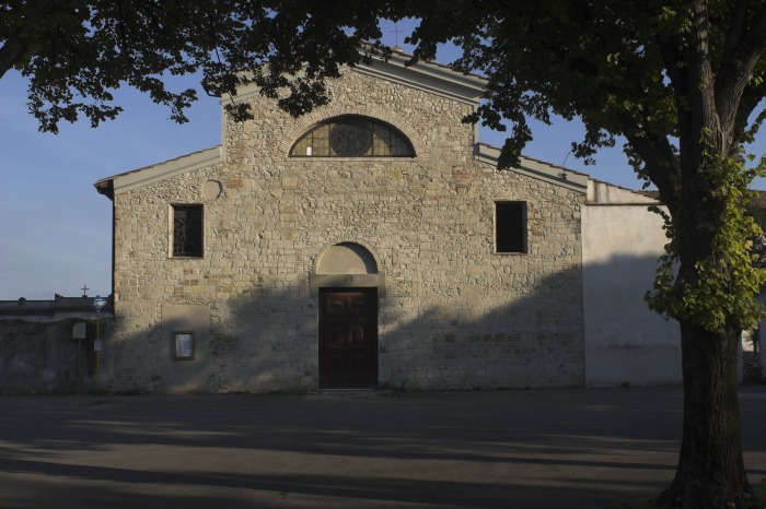 Facciata della chiesa di S. Ippolito.