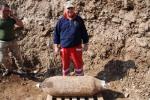 Il Sig. Francesco Suttera della Ditta Fuochi Moreno che ha trovato l'ordigno durante i lavori di scavo lo scorso 24 febbraio