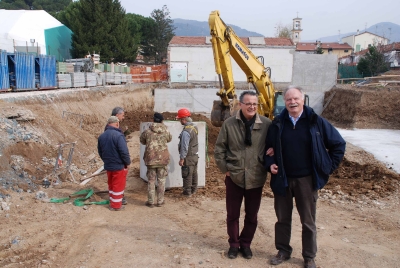 Il Sistema di Protezione Civile - L'ing. Giommaroni direttore lavori del cantiere edile di Via Mugnaini