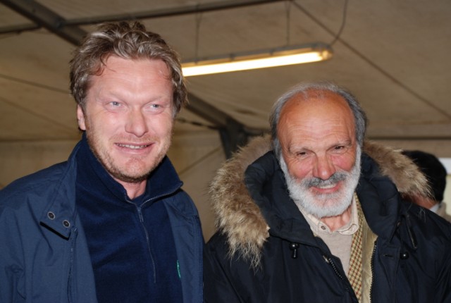 L'Assessore alla Protezione Civile del Comune di Prato Enrico Giardi ed il Sindaco del Comune di San Pio delle Camere dott. Gianni Costantini