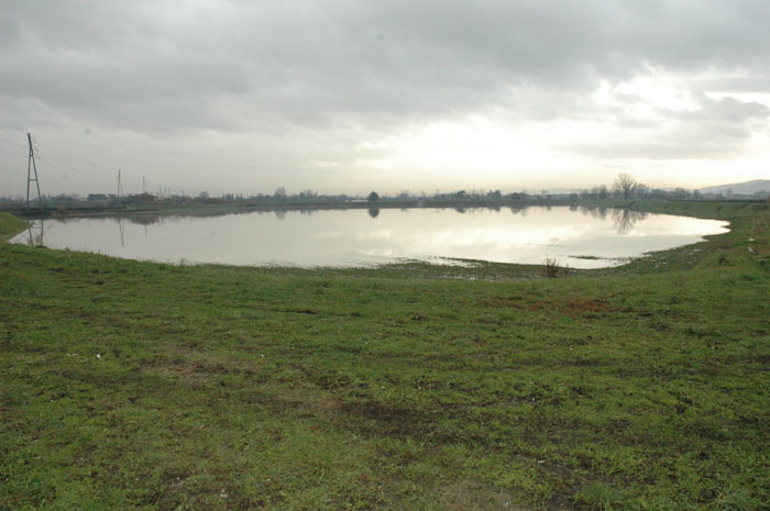 Foto in campagna con cassa di espansione