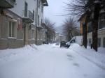 Neve e ghiaccio sulle strade di Montepiano
