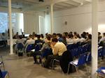 Un momento dell'incontro fra gli Ordini Professionali pratesi e gli studenti delle quinte del "geometri" di Prato