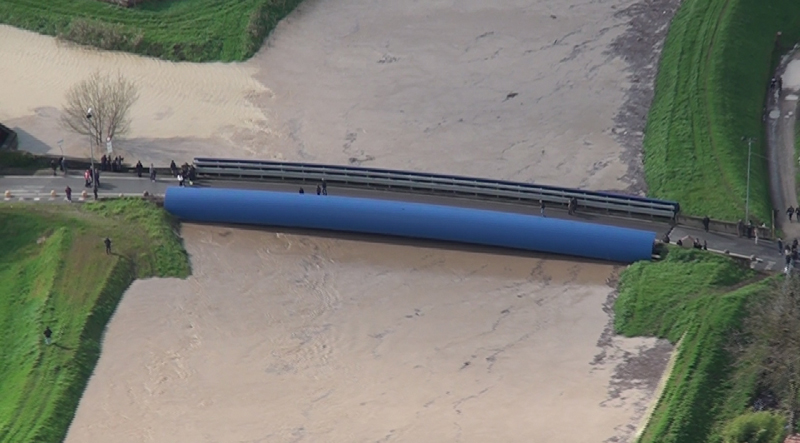 Torrente Ombrone e la Furba in piena
