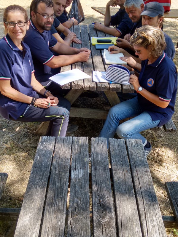 Amatrice: funzionari  di Protezione civile