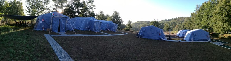 Musicchio: altra prospettiva del campo base