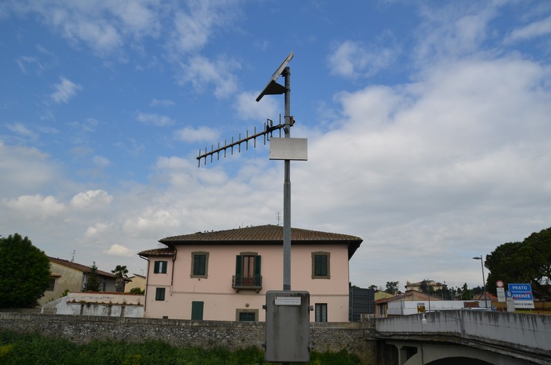 31 - Ombrone - Poggio a Caiano - Ponte all'Asse particolare della stazione idrometrica