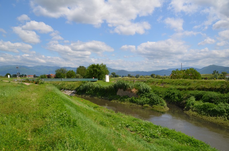 28 - Bardena Iolo - Confluenza del torrente Bardena - Iolo nel torrente Ombrone