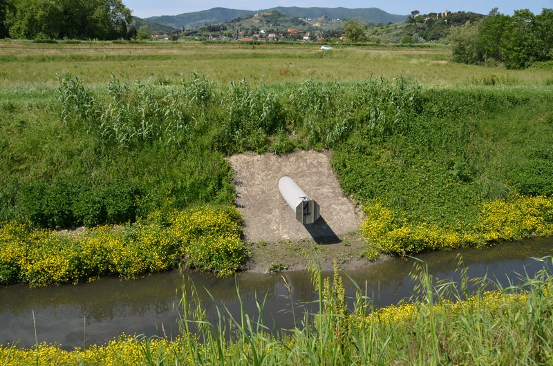 21 - Castelnuovo - Torrente Filimortula, tubo di sfogo acque piovane dai campi verso valle