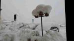 Immagine della neve kungo la Via Salaria a Acquasanta Terme