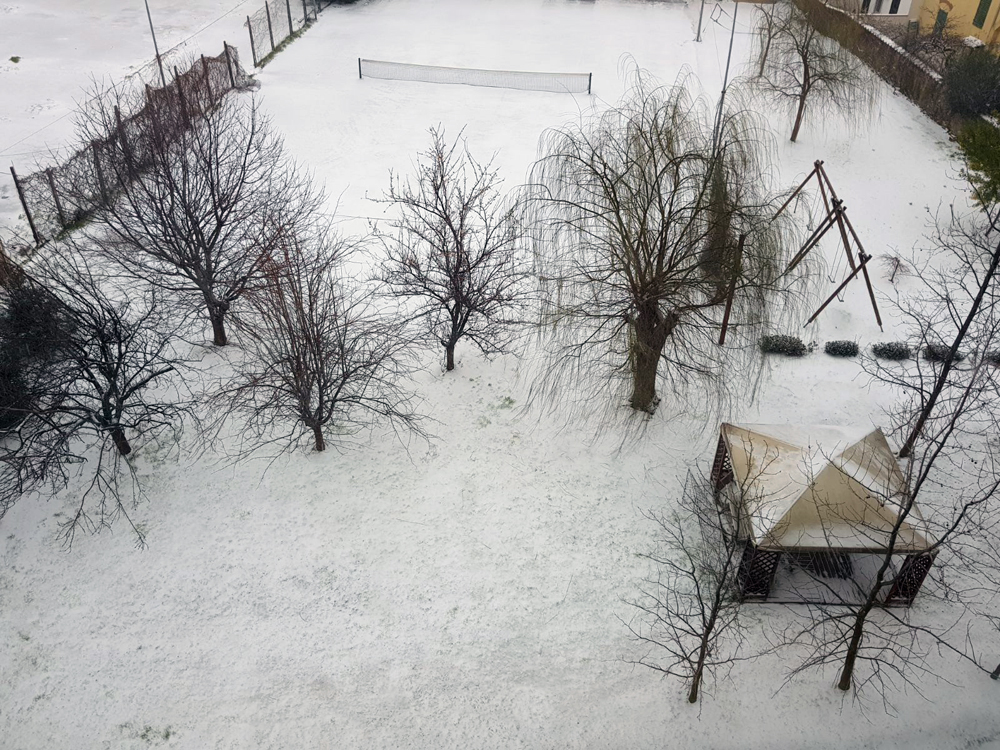 Zona Soccorso giardini innevati