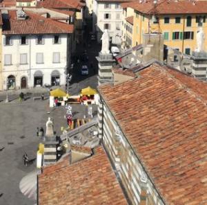 Piazza del Duomo vista dal Campanile della Cattedrale