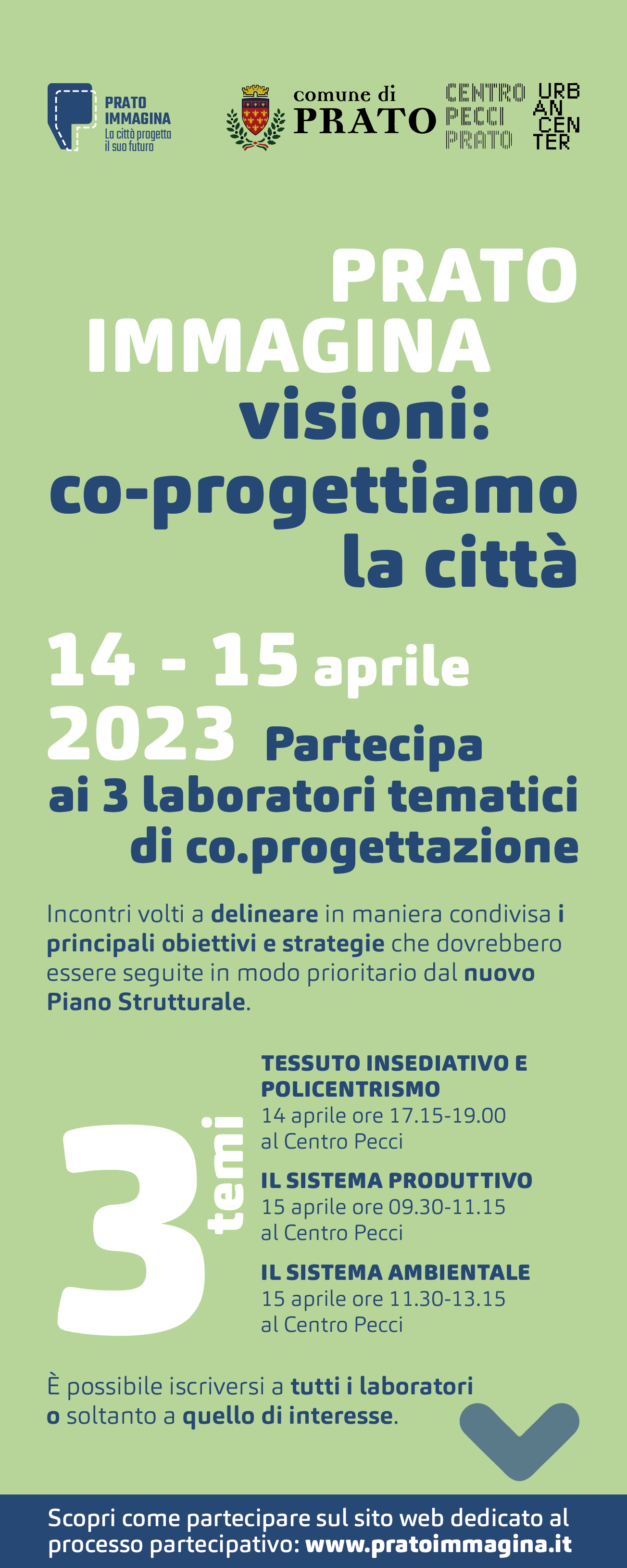 Locandina laboratori tematici di co-progettazione
